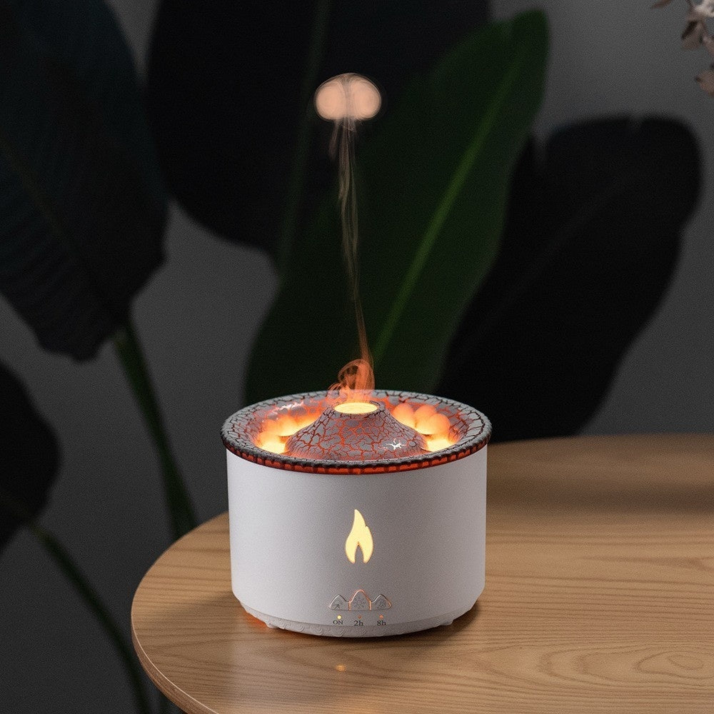 Ultrazvukový aroma difuzér s efektem plamene – Volcano